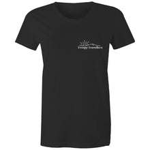 Load image into Gallery viewer, Ride the Wave Women&#39;s Maple Organic Tee