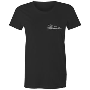 Ride the Wave Women's Maple Organic Tee