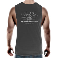 Load image into Gallery viewer, Just Travelling Mens Tank Top Tee