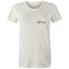 Load image into Gallery viewer, Ride the Wave Women&#39;s Maple Organic Tee