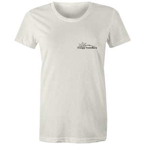 Ride the Wave Women's Maple Organic Tee