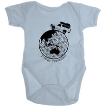 Load image into Gallery viewer, Troopy Travellers Organic Baby Onesie