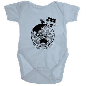 Troopy Travellers Organic Baby Onesie