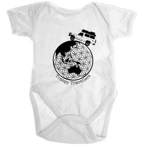 Troopy Travellers Organic Baby Onesie