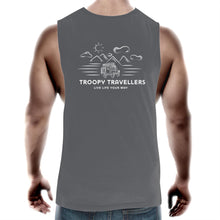 Load image into Gallery viewer, Just Travelling Mens Tank Top Tee