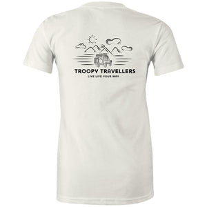 Just Travelling Women's Organic Tee