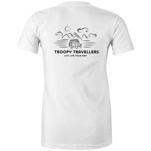 Just Travelling Women's Organic Tee