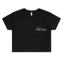 Load image into Gallery viewer, Ride the Wave Women&#39;s Crop Tee