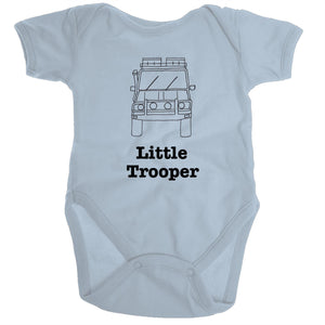 Little Trooper Organic Baby Onesie