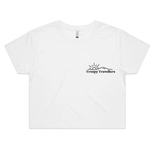 Load image into Gallery viewer, Ride the Wave Women&#39;s Crop Tee