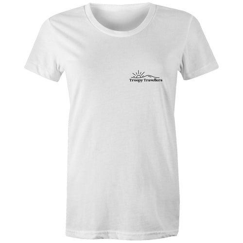 Ride the Wave Women's Maple Organic Tee