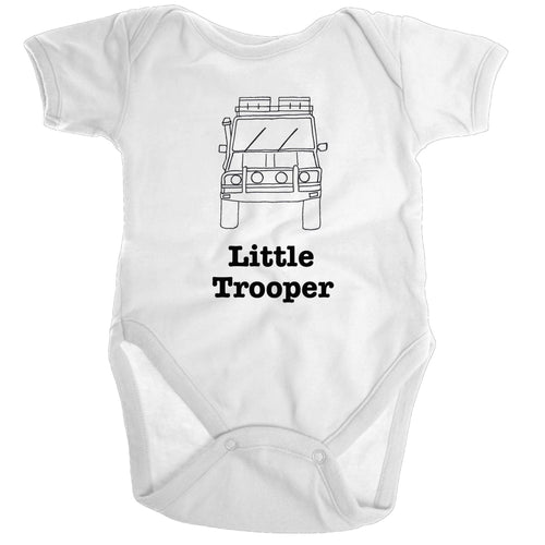 Little Trooper Organic Baby Onesie